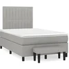 Image de Sommier à Lattes de Lit avec Matelas, Lit Rembourré, Lit Double, Lit Adulte de Chambre à Coucher Intérieur, Moderne, 3270369