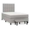 Image de Sommier à Lattes de Lit avec Matelas, Lit Rembourré, Lit Double, Lit Adulte de Chambre à Coucher Intérieur, Moderne, 3270383