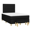 Image de Boxspring met matras stof zwart 120x190 cm3270434