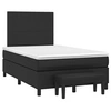 Image de Boxspring met matras kunstleer zwart 120x190 cm3270439