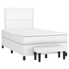 Image de Boxspring met matras kunstleer wit 120x190 cm3270446