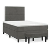 Image de Boxspring met matras fluweel donkergrijs 120x190 cm3270464