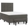 Image de Boxspring met matras fluweel donkergrijs 120x190 cm3270470