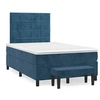 Image de Boxspring met matras fluweel donkerblauw 120x190 cm3270473