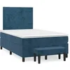 Image de Boxspring met matras fluweel donkerblauw 120x190 cm3270479