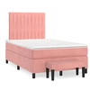 Image de Boxspring met matras fluweel roze 120x190 cm3270486