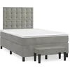 Image de Boxspring met matras fluweel lichtgrijs 120x190 cm3270493