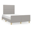 Image de Bedframe zonder matras 120x190 cm stof lichtgrijs3270506