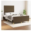 Image de Bedframe zonder matras 120x190 cm stof donkerbruin3270530
