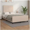 Image de Bedframe zonder matras 120x190 cm kunstleer cappuccinokleurig3270553