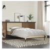 Image de Bedframe bewerkt hout en metaal sonoma eikenkleurig 90x190 cm845563