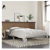 Image de Bedframe bewerkt hout en metaal grijs sonoma eiken 100x200 cm845870