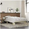 Image de Bedframe bewerkt hout en metaal sonoma eikenkleurig 75x190 cm845878