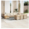 Image de Salon de jardin modulable GENERIQUE 10 personnes 11 pieces x 63.5 x 36 cm resine tressee
