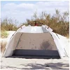 Image de Tente de plage 2 personnes gris libération rapide imperméable