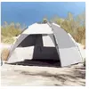 Image de Tente de plage 2 personnes gris libération rapide imperméable