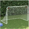 Image de But de football blanc 122x81x81 cm acier
