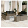 Image de Salon de Jardin avec Coussins 13 pcs, Canapés et Table de Terrasse, Ensemble de Meubles d'Extérieur Patio, Moderne, 3217341