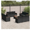 Image de Salon de Jardin avec Coussins 13 pcs, Canapés avec Pieds Réglables, Ensemble de Meubles d'Extérieur Patio Terrasse, 3218640