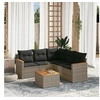 Image de Salon de Jardin avec Coussins 6 pcs, Canapés de Terrasse, Ensemble de Meubles de Patio, Mobilier d'Extérieur, Gris 3258371