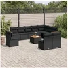Image de Salon de Jardin avec Coussins 12 pcs, Canapés de Terrasse, Ensemble de Meubles de Patio, Mobilier d'Extérieur, Beige 3217888