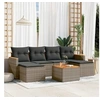Image de Salon de Jardin avec Coussins 7 pcs, Canapés de Terrasse, Ensemble de Meubles de Patio, Mobilier d'Extérieur, Gris 3258630