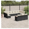 Image de Salon de Jardin avec Coussins 11 pcs, Canapés de Terrasse, Ensemble de Meubles de Patio, Mobilier d'Extérieur, Gris 3257075