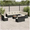 Image de Salon de Jardin avec Coussins 14 pcs, Canapés de Terrasse, Ensemble de Meubles de Patio, Mobilier d'Extérieur, Gris 3257152