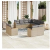 Image de Salon de Jardin avec Coussins 11 pcs, Canapés de Terrasse, Ensemble de Meubles de Patio, Mobilier d'Extérieur, Marron 3251870
