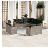 Image de Salon de Jardin avec Coussins 13 pcs, Canapés de Terrasse, Ensemble de Meubles de Patio, Mobilier d'Extérieur, 3257165