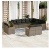 Image de Salon de Jardin avec Coussins 13 pcs, Canapés et Table de Terrasse, Ensemble de Meubles d'Extérieur Patio, Moderne, 3257711