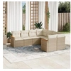 Image de Salon de Jardin avec Coussins 8 pcs, Canapés de Terrasse, Ensemble de Meubles de Patio, Mobilier d'Extérieur, Beige 3258957