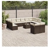 Image de Salon de jardin modulable rotin beige 9 personnes 62 x 62 x 69 cm 10 pieces