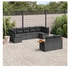 Image de Salon de Jardin avec Coussins 11 pcs, Canapés de Terrasse, Ensemble de Meubles de Patio, Mobilier d'Extérieur, Beige 3249717