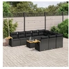 Image de Salon de Jardin avec Coussins 13 pcs, Canapés de Terrasse, Ensemble de Meubles d'Extérieur Patio, Moderne, Gris Clair 3218382
