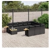 Image de Bois de Pin Massif Salon de Jardin 11 pcs avec Coussins Mobilier de Patio Meubles d'Extérieur Mobilier de Jardin 3096939