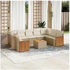 Image de Salon de Jardin avec Coussins 11 pcs, Canapés de Terrasse, Ensemble de Meubles de Patio, Mobilier d'Extérieur, Noir 3255452