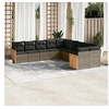 Image de Salon de jardin modulable rotin gris 10 pieces x 59 x 69 10 personnes