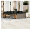 Image de Salon de jardin modulable rotin gris 11 pieces x 59 x 69 11 personnes