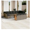 Image de Salon de Jardin avec Coussins 11 pcs, Canapés avec Pieds Réglables, Ensemble de Meubles d'Extérieur Patio Terrasse, 3249659