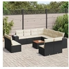 Image de Salon de jardin modulable rotin 12 personnes beige 62 x 62 x 69 cm 14 pieces