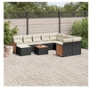 Image de Salon de Jardin avec Coussins 13 pcs, Canapés de Terrasse, Ensemble de Meubles de Patio, Mobilier d'Extérieur, Gris 3258889