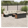 Image de Salon de Jardin avec Coussins 10 pcs, Canapés de Terrasse, Ensemble de Meubles de Patio, Mobilier d'Extérieur, Gris 3259568