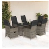 Image de Salon de jardin GENERIQUE 7 pieces resine tressee 190 x 80 x 75 cm