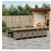 Image de 13-delige Tuinset met kussens poly rattan grijs3277717