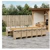 Image de 13-delige Tuinset met kussens poly rattan beige3277719