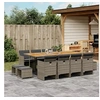 Image de 13-delige Tuinset met kussens poly rattan grijs3277753
