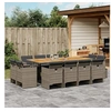 Image de 13-delige Tuinset met kussens poly rattan grijs3277813
