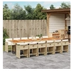 Image de 13-delige Tuinset met kussens poly rattan beige3277899