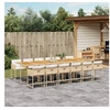 Image de 13-delige Tuinset met kussens poly rattan beige3278079